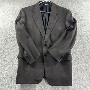 Brioni Tweed Herringbone Pattern Jacket Blazer Sport Coat Neiman Marcus Italy 42